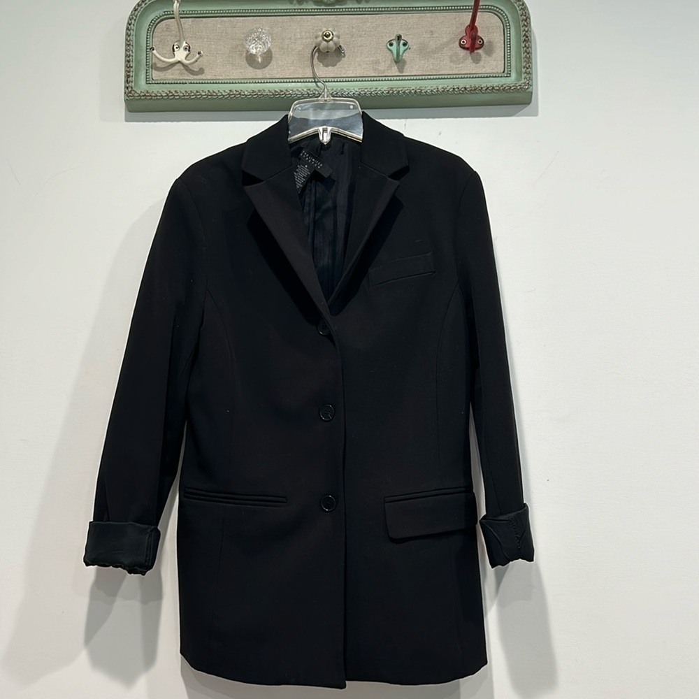 Vintage Y2K The Limited Stretch Black Solid Professional Blazer size small